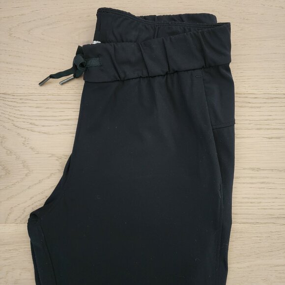 Women's CRZ Yoga size 8/10 black stretch drawstring ankle pants - Picture 4 of 11